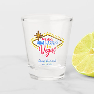 Las Vegas Bachelorette Party Favour Shot Glass