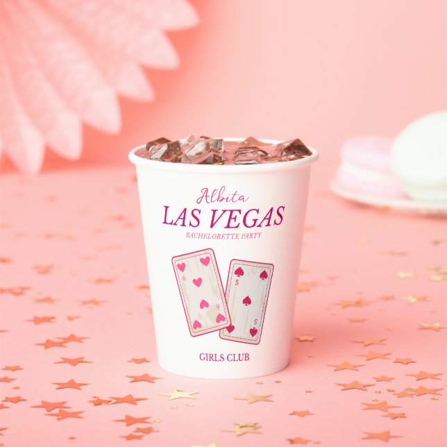 las vegas bachelorette party paper cups (Insitu)