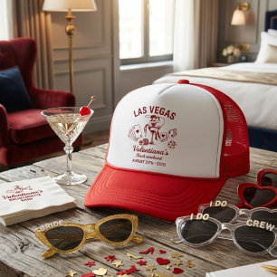 Las Vegas Bachelorette Party Personalised Trucker Hat