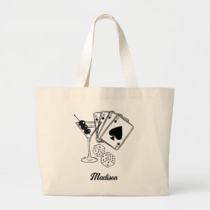 Las Vegas Bachelorette Personalised Welcome Gift Large Tote Bag