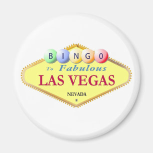 Las Vegas Bingo Magnet