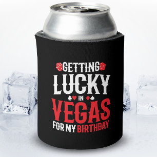 Las Vegas Birthday - Getting Lucky in Vegas Can Cooler