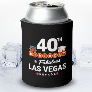 Las Vegas Birthday Party - 40th Birthday In Vegas Can Cooler