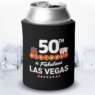 Las Vegas Birthday Party - 50th Birthday In Vegas Can Cooler
