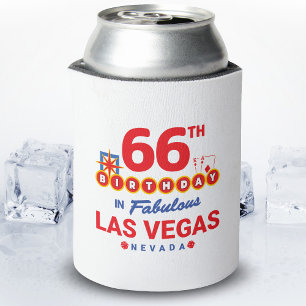 Las Vegas Birthday Party - 66th Birthday In Vegas Can Cooler