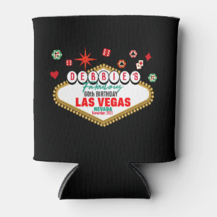 Las Vegas Birthday Party Customisable Can Cooler