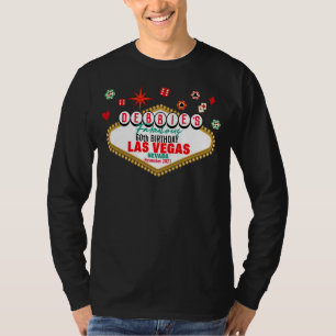 Las Vegas Birthday Party Customisable Matching  T-Shirt