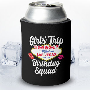 Las Vegas Birthday Party - Girls Trip Bday Squad Can Cooler
