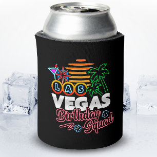 Las Vegas Birthday - Vegas Birthday Squad Can Cooler