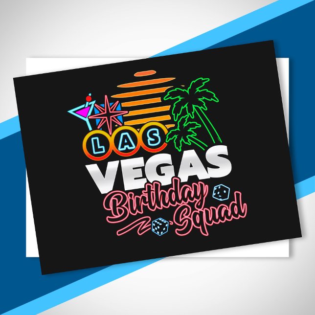 Las Vegas Birthday - Vegas Birthday Squad Postcard (Creator Uploaded)
