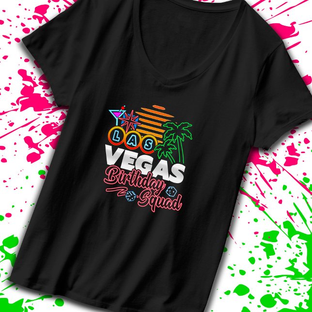 Las Vegas Birthday - Vegas Birthday Squad T-Shirt (Creator Uploaded)