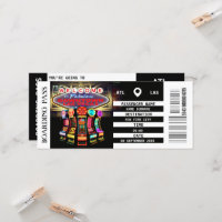 Las Vegas boarding pass weekend getaway girls