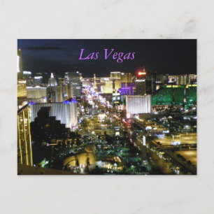 Las Vegas Boulevard Strip Nevada Postcard