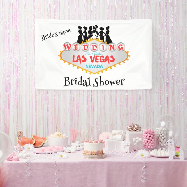Las Vegas Bridal Shower Banner (Party)