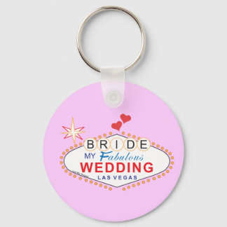 Las Vegas Bride Key Ring