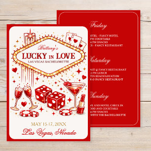 Las Vegas Bride Tribe Casino Party  Invitation