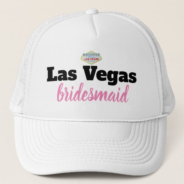 Las Vegas Bride Trucker Hat (Front)