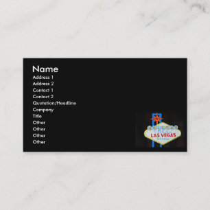 Las Vegas Business Card