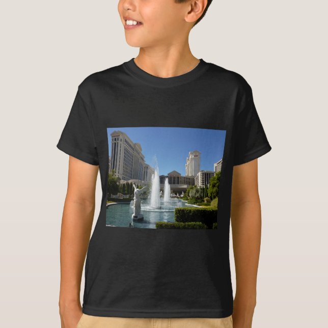 Las Vegas Caesars Palace Fountain Fountains T-Shirt (Front)