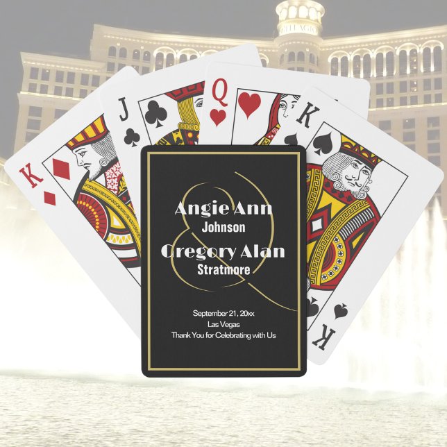  Las Vegas Casino Chips Black Gold White  Playing Cards (Creator Uploaded)