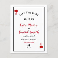 Las Vegas Casino Modern Chic Photo SAVE THE DATE