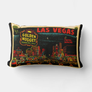Las Vegas Casino Strip Lumbar Pillow