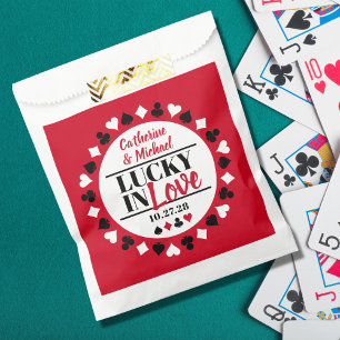 Las Vegas Casino Wedding Lucky In Love Favour Bags