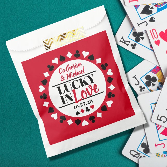 Las Vegas Casino Wedding Lucky In Love Favour Bags (Creator Uploaded)