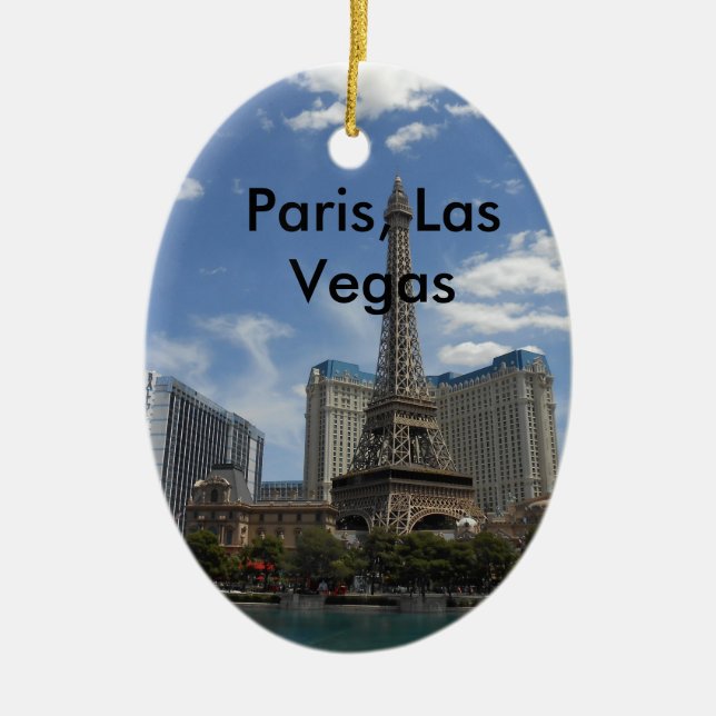 Las Vegas Ceramic Tree Decoration (Front)