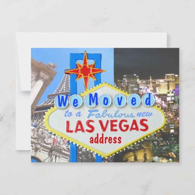 Las Vegas Change of Address Announcement (Front)