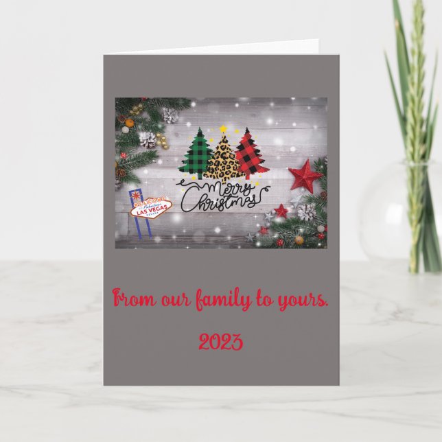 Las Vegas Christmas Card (Front)