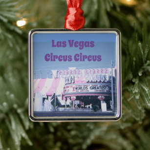 Las Vegas Circus Circus Metal Tree Decoration