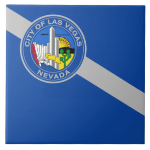 Las Vegas city flag Tile