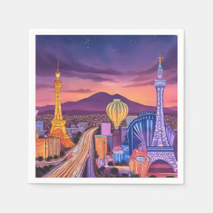 Las Vegas Cocktail Napkin 