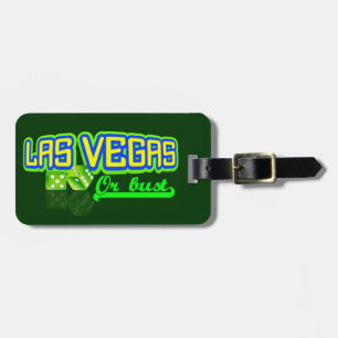 Las Vegas custom luggage tag