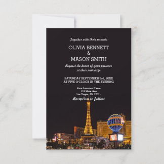 Las Vegas Destination Wedding Invitation