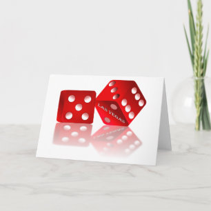 Las Vegas Dice Card