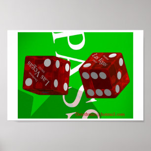 Las Vegas Dice  I (print) Poster