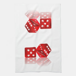 Las Vegas Dice Tea Towel