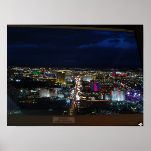 Las Vegas - Do Not Lean On Glass #1 Poster Print
