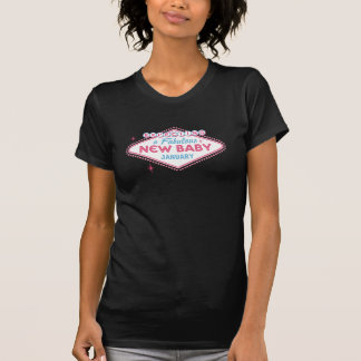 Las Vegas Expecting Custom Month T-Shirt