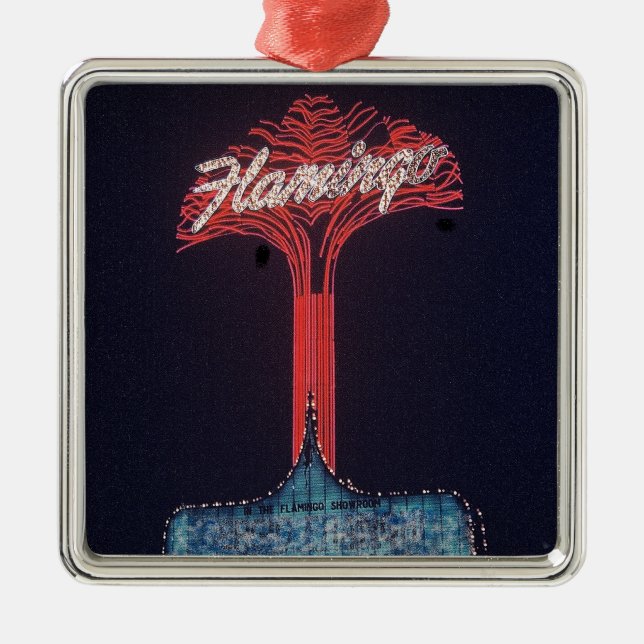 Las Vegas Flamingo Hotel Metal Tree Decoration (Front)