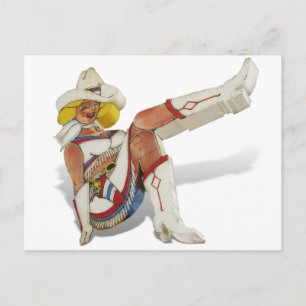 Las Vegas, Fremont Street - Glitter Gultch Gal Postcard