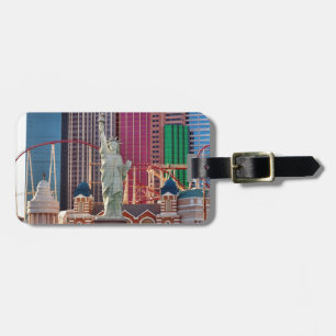 Las Vegas Gambling Game Casino Neon Sign Luggage Tag