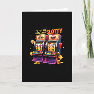 Las Vegas Gambling Lovers Lucky Slot Machine Casin Card