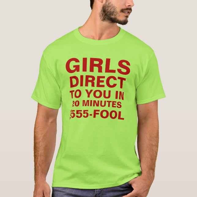 Las Vegas Girls Direct To You Shirt (Front)