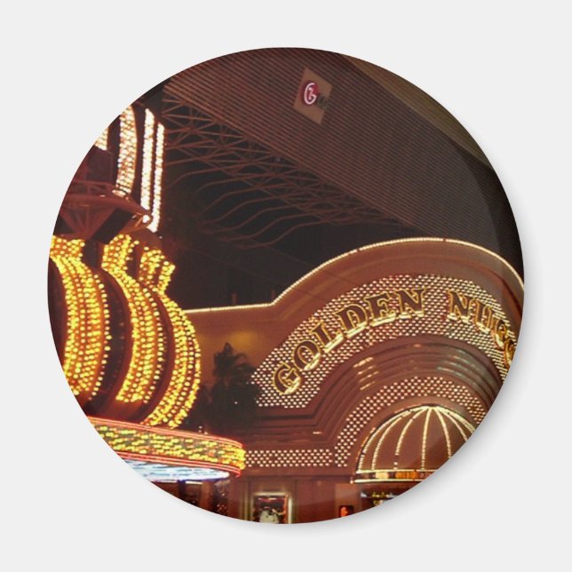 Las Vegas Golden Nugget Magnet (Front)