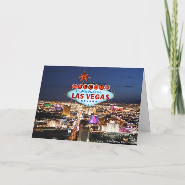 Las Vegas Greeting Card (Front)