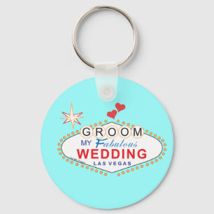 Las Vegas Groom Key Ring