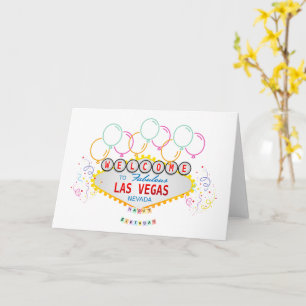 Las Vegas Happy Birthday Cards